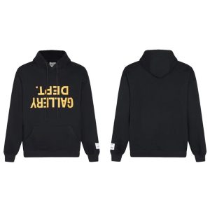 Gallery Dept Upside Down Logo Black Hoodie