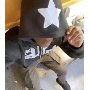Syna World Star Beanie Hat Black White