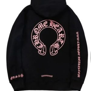 Chrome Hearts Black Hoodie Streetwear Sweatshirt