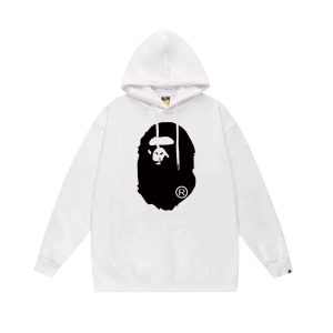 A Bathing Ape White Ape Head Pullover Hoodie