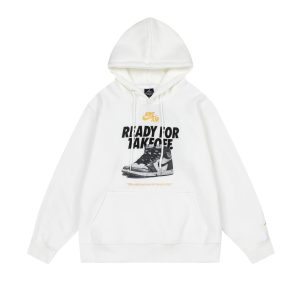 Nike Air Ready For Takeoff White Hoodie