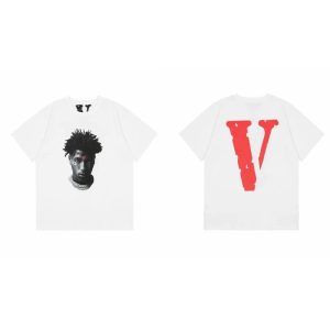 Vlone Graphic White T-Shirt Red V Logo Streetwear