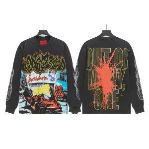 GOD SPEED Street Style Graphic Long Sleeve T-Shirt