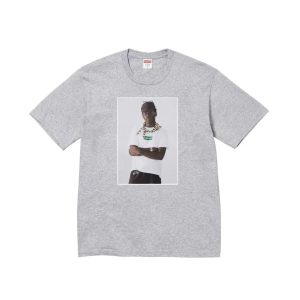 Supreme Young Thug Photo Tee Heather Grey T-Shirt