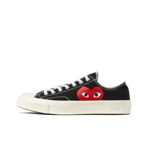 Converse x CDG Play Chuck 70 Low Black Sneakers