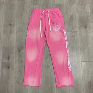 Lostshdws Pink Graphic Drawstring Sweatpants Pants