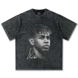 Saint Michael Vintage Graphic Black T-Shirt