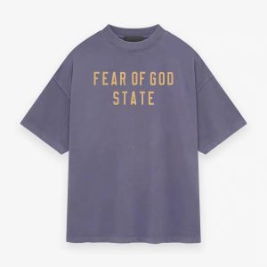 Fear of God Essentials State Purple Oversized T-Shirt