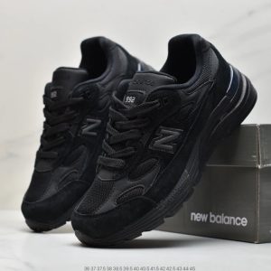 New Balance 992 Triple Black Running Shoes