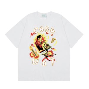 Casablanca Casa Way Graphic White T-Shirt