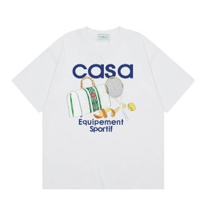 Casablanca Casa Sport Equipment Graphic White T-Shirt