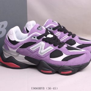New Balance 9060RVB Purple Black Running Shoes