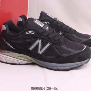 New Balance 990v4 M990BK4 Black Running Shoes