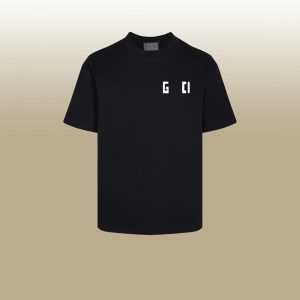 Gucci Black Cotton Casual Logo T-Shirt