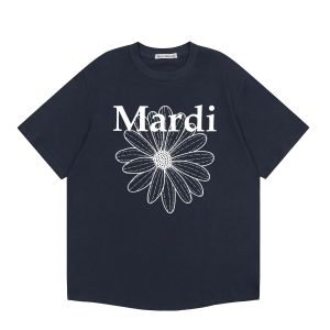 Mardi Mercredi Daisy Graphic Black T-Shirt