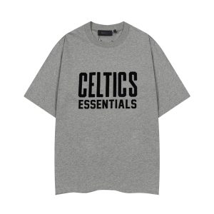 Essentials Celtics Grey Men's Graphic T-Shirt