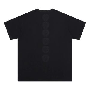 Amiri Black Cotton Logo Print T-Shirt
