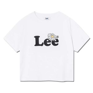Lee Daisy Logo White Short Sleeve T-Shirt