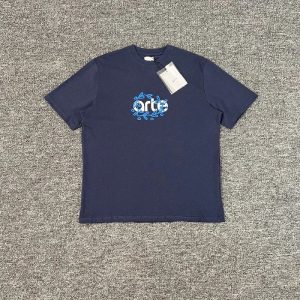 Arte Antwerp Blue Logo Cotton T-Shirt
