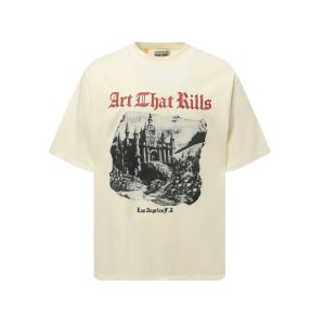 Gallery Dept Art That Kills Graphic T-Shirt Cream
