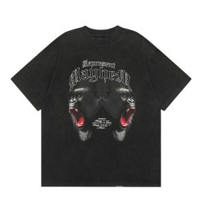 Represent Mayhem Gorilla Graphic Black T-Shirt