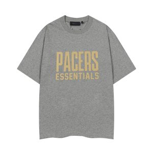 Essentials Pacers Grey Logo T-Shirt