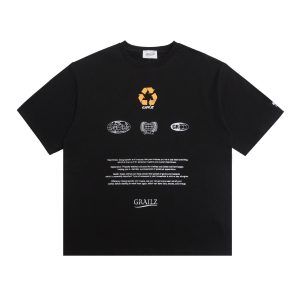 Grailz Black Graphic Logo T-Shirt