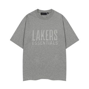 Lakers Essentials Grey Graphic T-Shirt