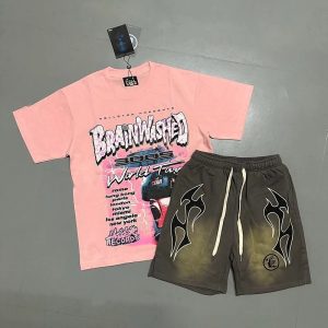 Hellstar Brainwashed 300S World Tour Pink T-Shirt