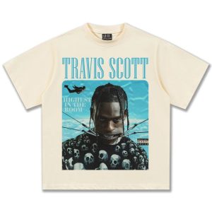 Saint Michael Travis Scott Graphic Cotton T-Shirt
