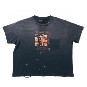 Paly Hollywood Blaming Youth Black Graphic T-Shirt