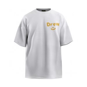 Drew House Smile Logo Gray Oversized T-Shirt
