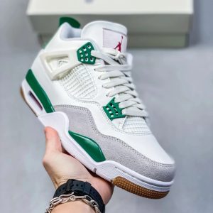 Nike Retro Green White Basketball Sneakers
