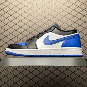 Nike Air Jordan 1 Low Black Blue Sneakers
