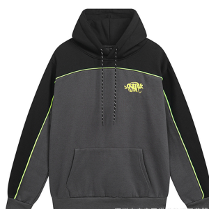 Syna World Black Gray Streetwear Hoodie