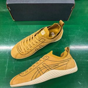 Onitsuka Tiger Yellow Low Top Sneakers Casual Shoes