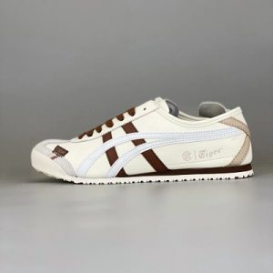 Onitsuka Tiger Mexico 66 White Brown Sneakers