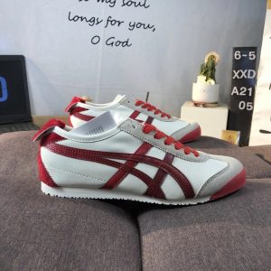 Onitsuka Tiger White Red Classic Sneakers